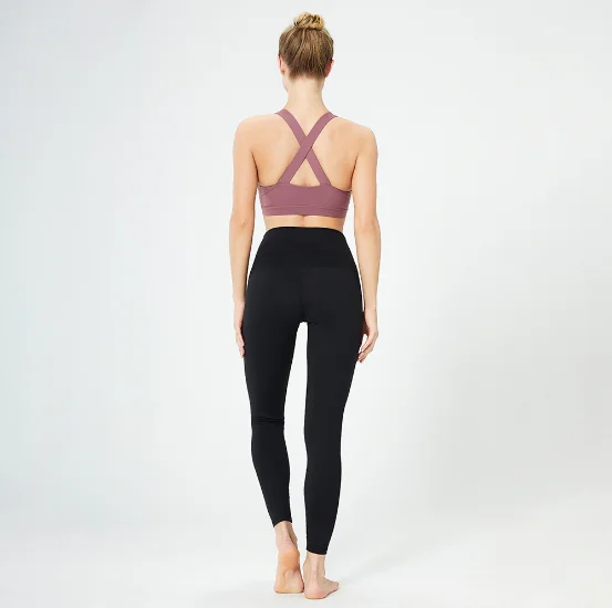 

high waist yoga suit pure color seamless tight hip drawstring bra pants yoga suit women's yoga workout suit, 1 color