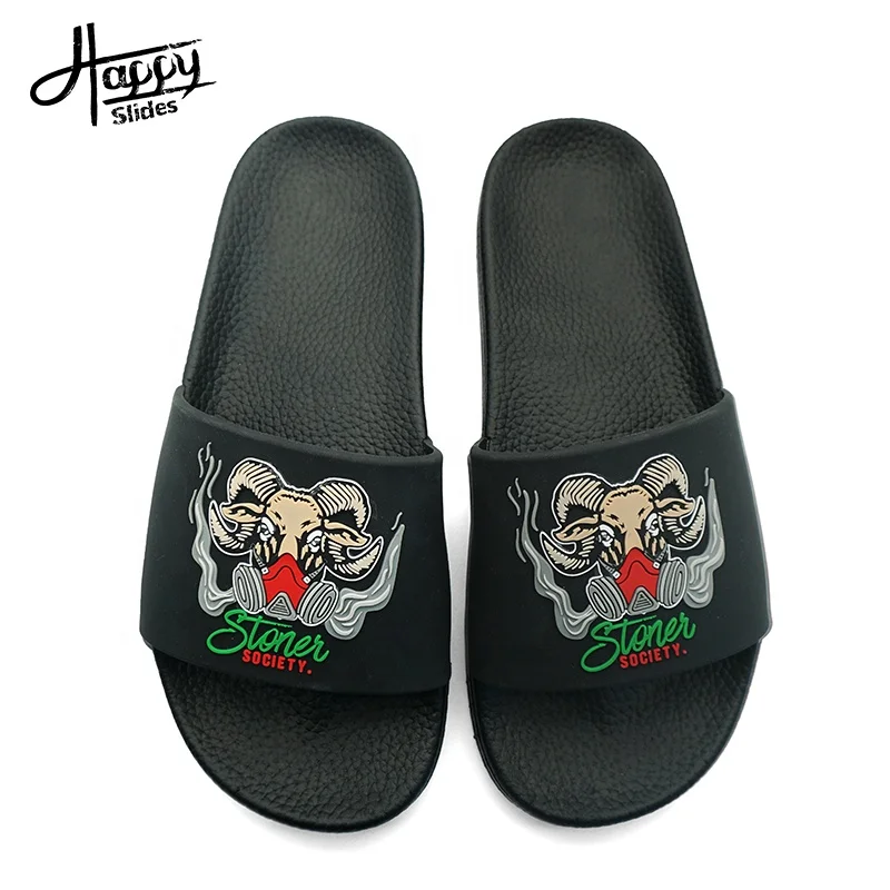 

Custom Slides Shoes Eva China Slipper Oem Custom Logo Mens Slides Mens Casual Fashion Sandals 2021 Casual Flat Sandals