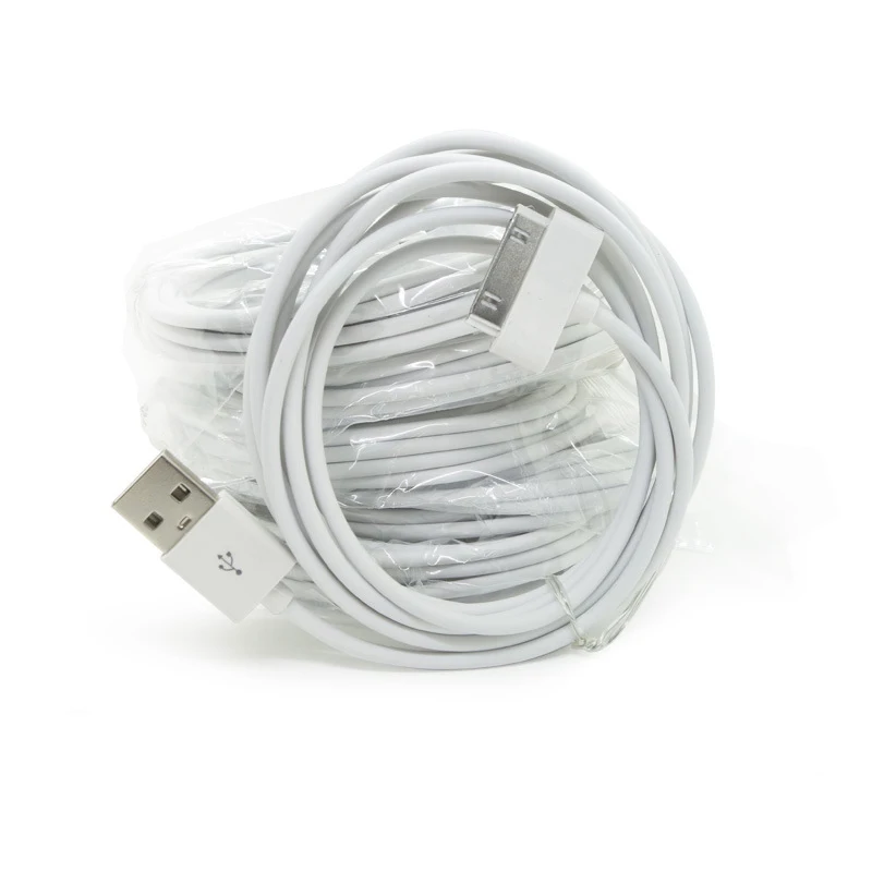 

best quality 30 pin usb cable MA591FE for iphone 4 4s, White