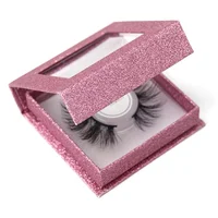 

Wholesale Price False Eyelashes Packaging Box Custom Logo Square Case Empty