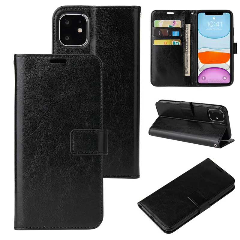 

Leather Wallet Case For Samsung Note 20 Ultra S21 S20 FE S10 Plus A72 A52s A51 5G A42 A32 A21s A22 M12 Flip Cover A12 A03S, 9 colors