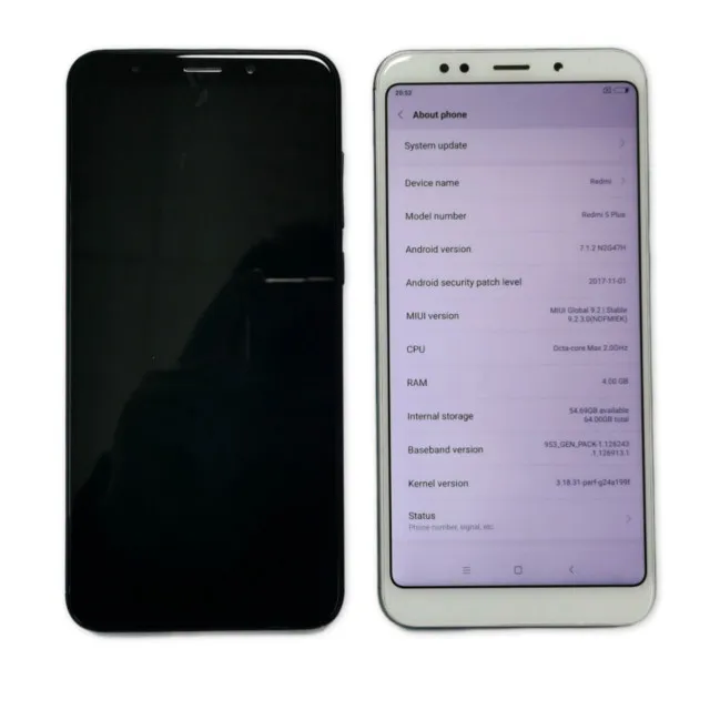 

Global Version Cheap Android smart phone Original Used phone for Xiaomi Redmi 5Plus 5P Mobile Phone 4GB RAM 64GB ROM