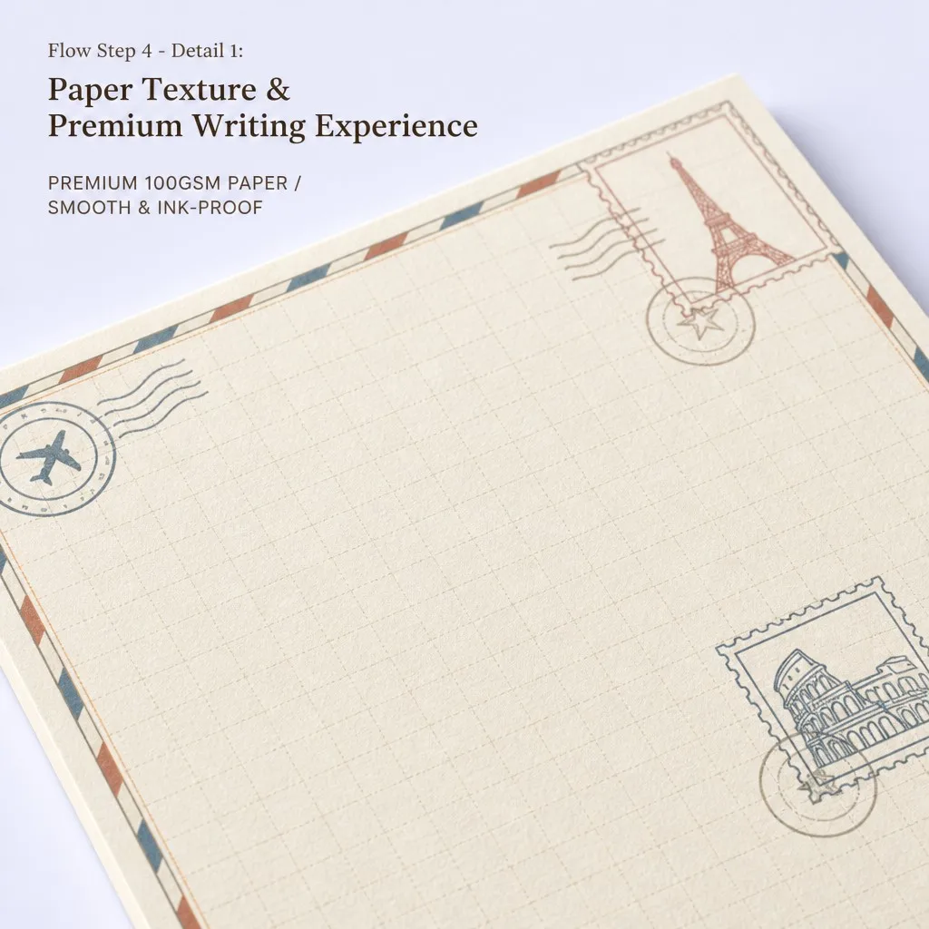 100GSM Bleed-proof Paper Texture Detail