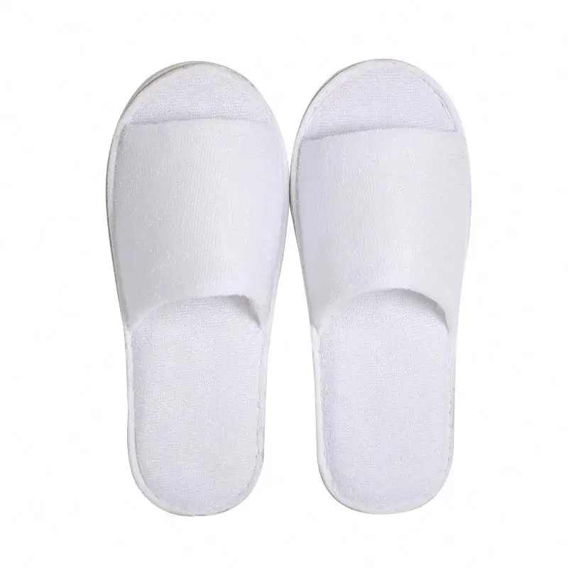 

C&Y Custom Logo Wholesale promotional disposable hotel bedroom slipper with logo personalized hotel slippers, As shown