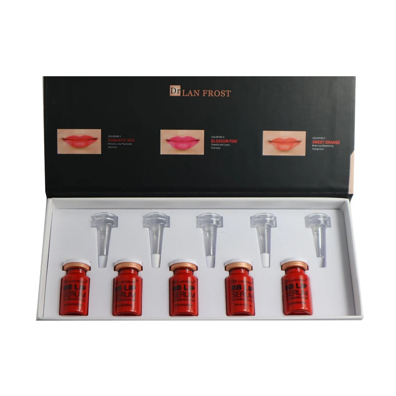 

5ml Bb Lips Glow Ampoule Serum Kit Lip Gloss For Lip Bb Microneedle Cream Coloring