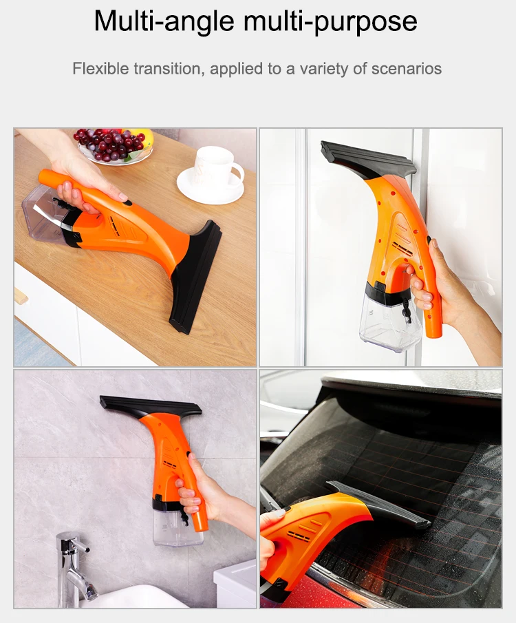 Boomjoy 2019 New Design Extensible Electric Window Cleaner Window