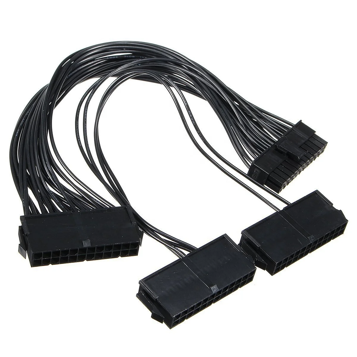 

PSU cable 24pin extension cable 20 4 pin atx dual psu power supply cable psu 24 pin pcie splitter other computer accessories