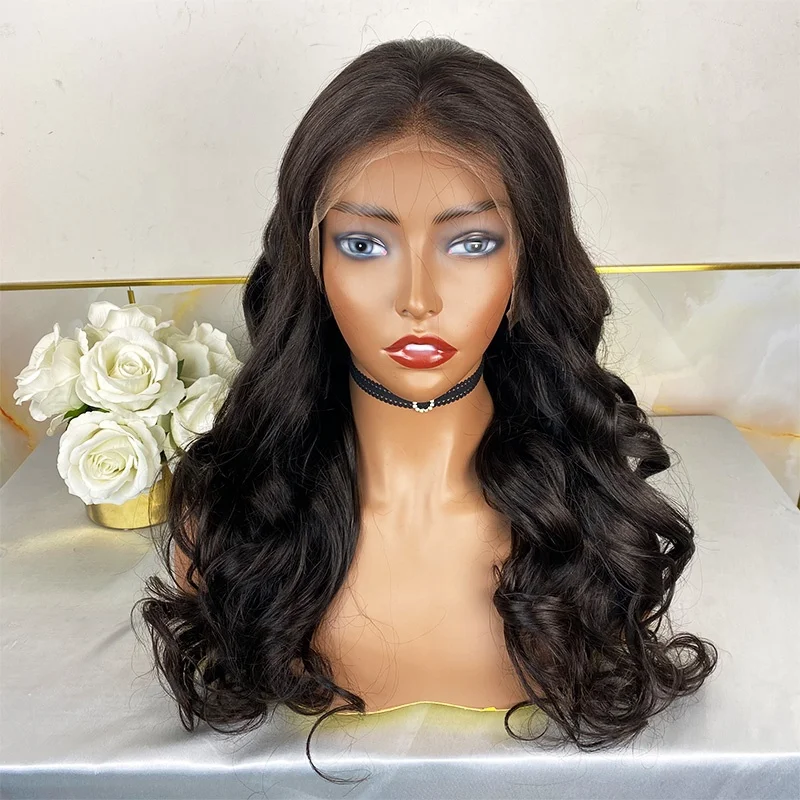 

Hd Lace Front Wig Body Wave 180%Density Hair Full Lace Wig For Black Women Full End Human Hair HD Swiss Lace Insivible