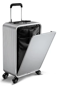 Best Selling Carryonn Luxury Follow Robot Suitcase Finger Print PC Smart Luggage