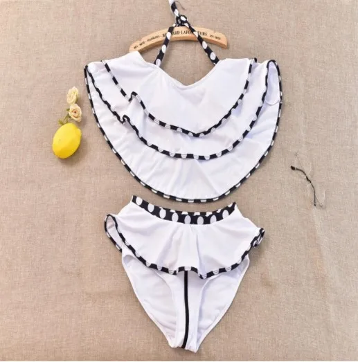 

Wholesale plus size ruffle bikini simsuit, Accept customized