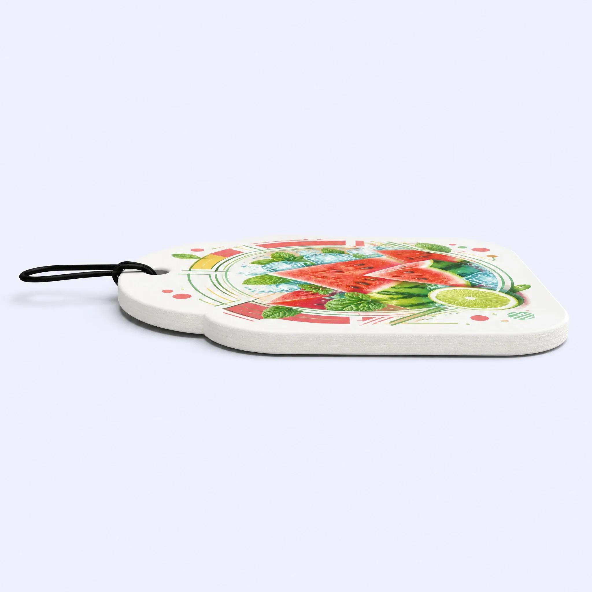 Side Profile Thickness View of 2.5mm High-Density Scent-Absorbing Watermelon Pulp Board