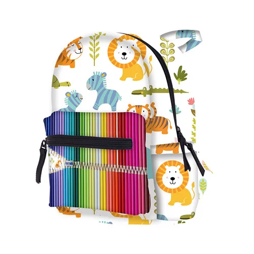 

Wholesale Travel Girls Cute Unicorn Animal Printing School Bags Custom Back to School backpack