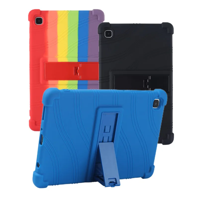 

Kids Soft Shell For Samsung Galaxy Tab A7 Lite T220 T225 Back Anti Knock Tablet Shockproof Children Silicon Case Cover, As picture