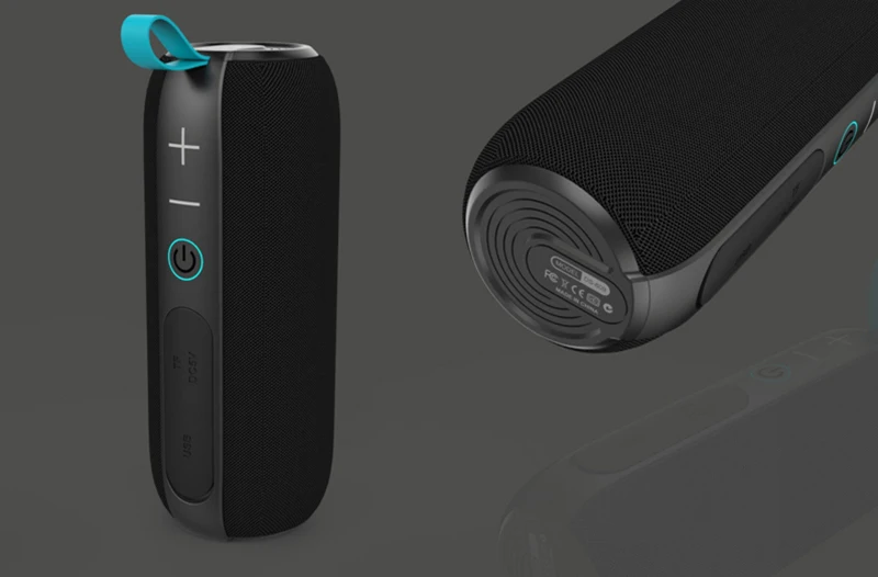 FM0199 2200mA Wireless IPX7 Waterproof Bluetooth 5.0 Speaker With Fabric Loudspeaker Heavy bass Sound For Outdoor Sports - ANKUX.COM