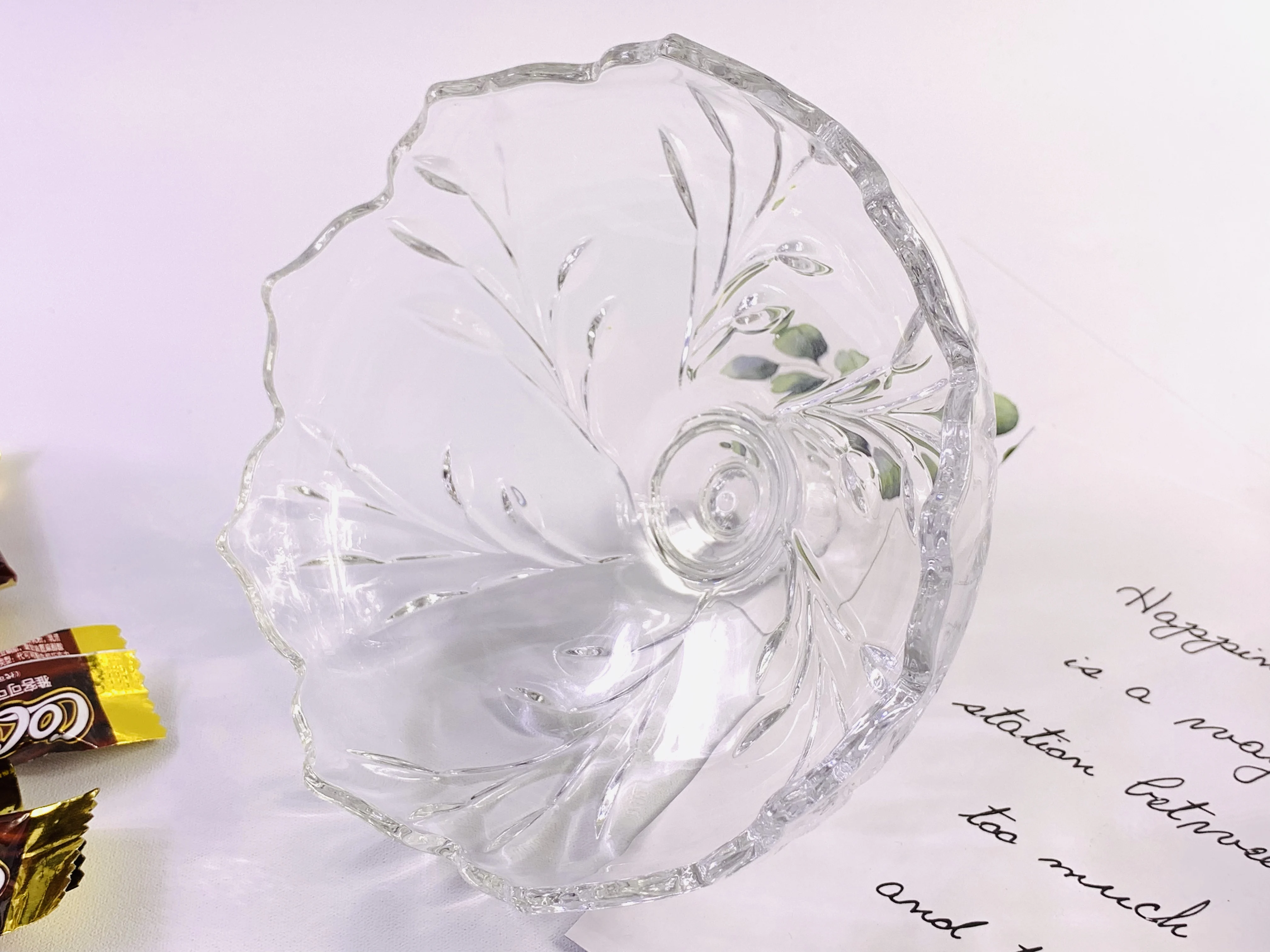 China Supplier Candy Storage Wholesale Luxury Glass Candy Jar Crystal Glass Jar With Glass Lid