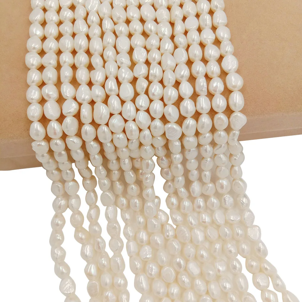 

100% nature freshwater pearl in strand , 6-10 mm long baroque pearl , available in white ,pink ,purple ,black