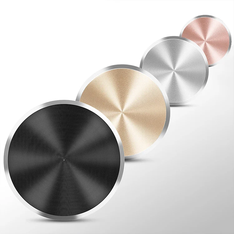 

Universal Customized CD Pattern Ultra Thin Metal Plate For Magnetic Car Mount Phone Holder, Rose gold / gold / black / silver