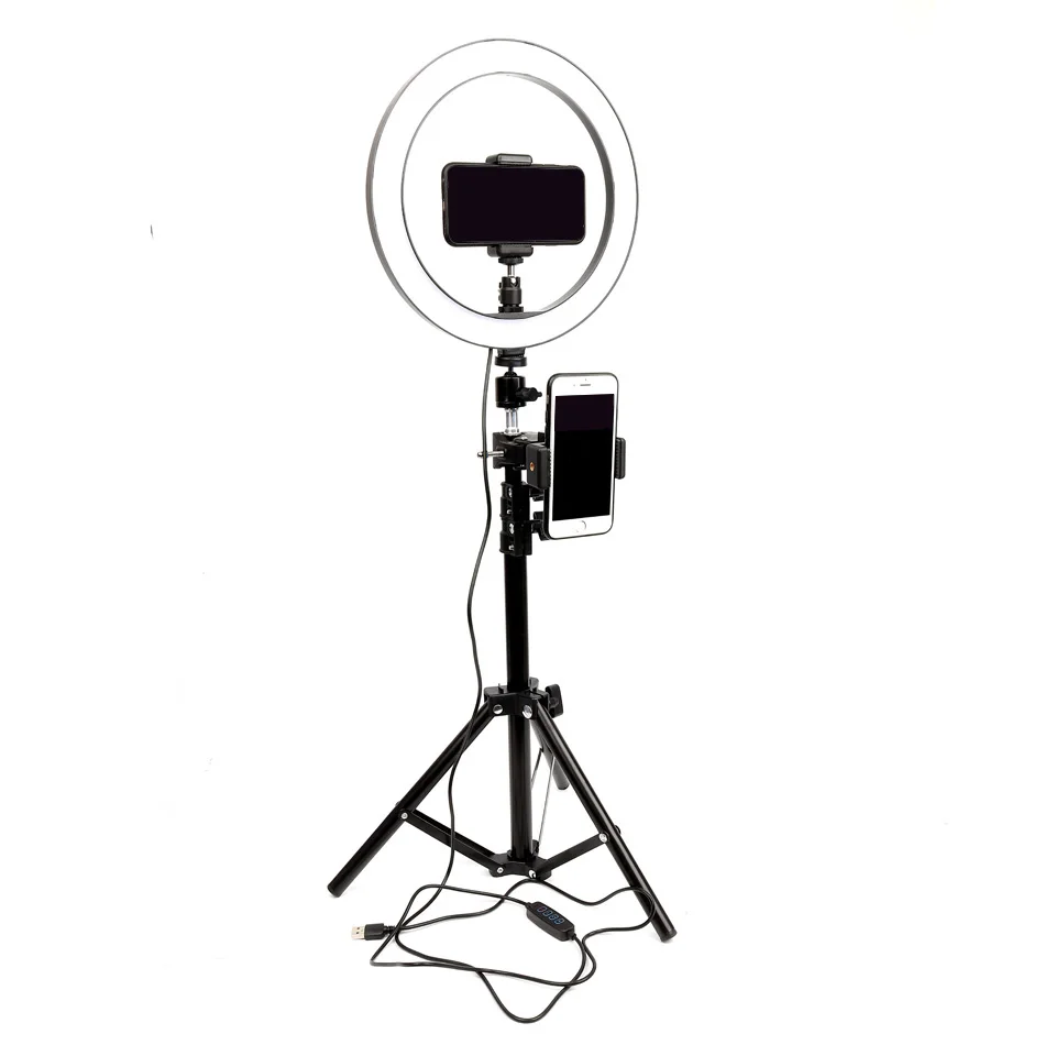 

2019 Hot Selling 6 inch Ring light 10 inch Led Circle Ring Light With Tripod 50CM, Warm/soft/white