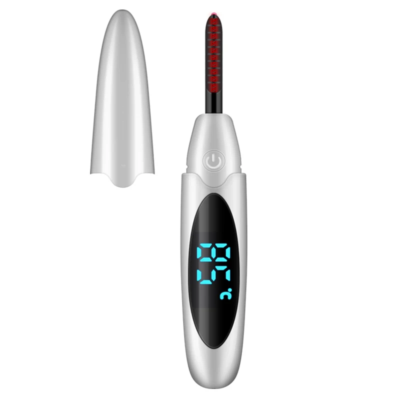 

Electric Heated Eyelash USB Charge Makeup Curling Kit Long Lasting Natural Eye Lash Curler Beauty Tools