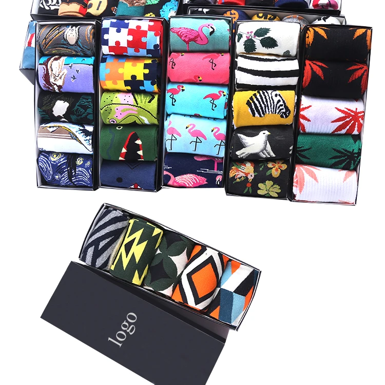 

Funny food animal sock for men Bulk wholesale custom premium cotton socks