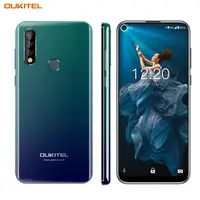 

2019 Newest blind hole screen 6.35'' smartphone OUKITEL C17 pro 4GB+64GB Rear 3 Triple Cameras best rated Android 9.0 4G mobile