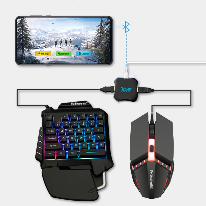 

g92 Amazon Hot Selling Single Mini Mechanical Gaming Led Keyboard and Mouse Combo Gamer Game Keypad and Mouse