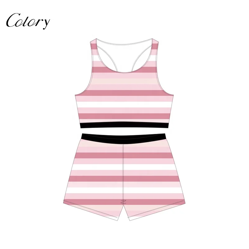 

Colory Designer Clothing For Cheap Pajama Animal Print Two Piec Short Set, Picture shows