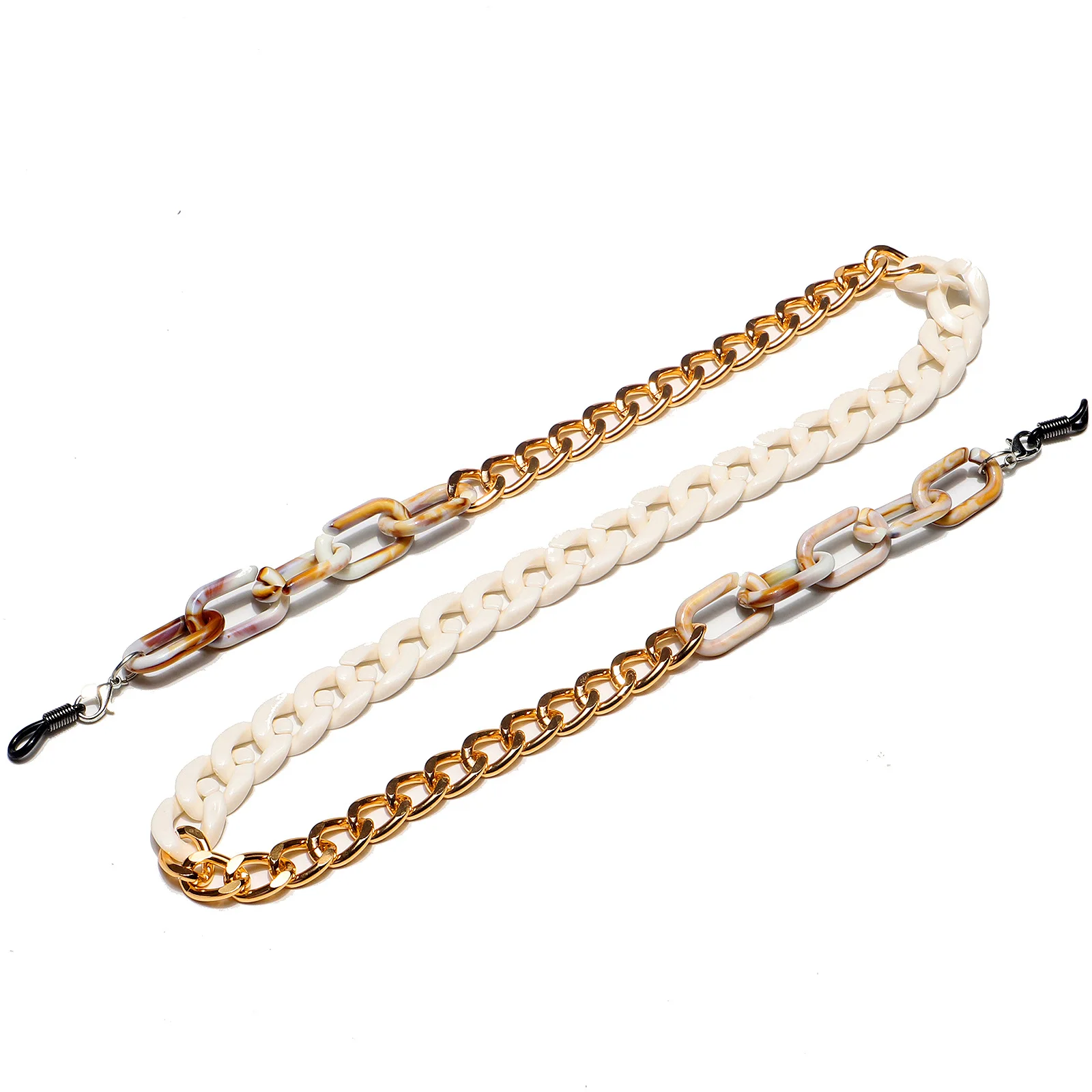 

Mixed Color Plastic Acrylic Splicing Different Style Ring Glass Holder Glasses Sunglasses Accessories Chains For Glasses