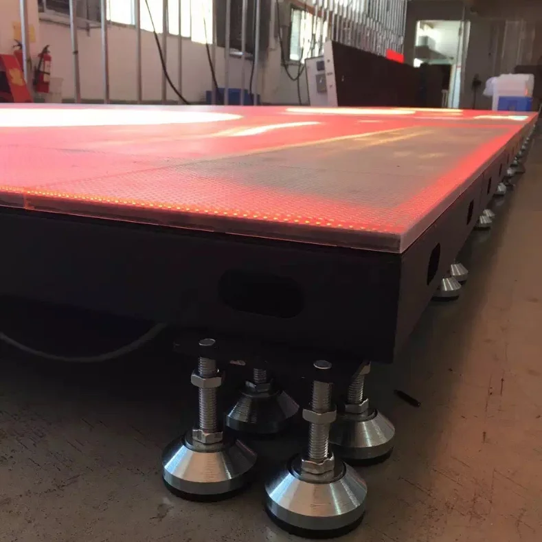 Rental Cabinet Full Color Digital Stage Screen Indoor P3.91 p4.81 LED Dance Floor LED ground advertising screen
