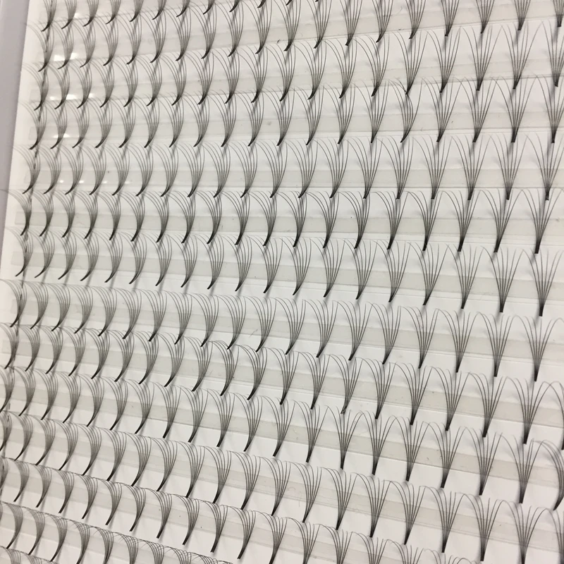 

pre made volume fans 10d 6d short stem premade lashextensions 14d premade fans 0.05 pointy base, Natural black