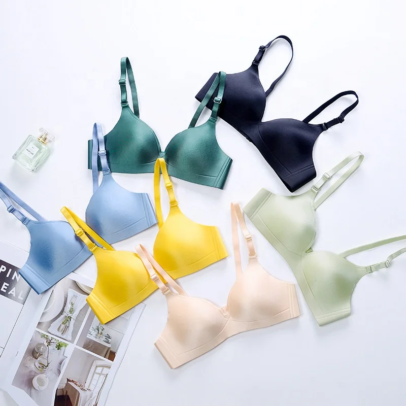 

Cheap Women Thin Cup Sexy Girls Inner Wear Bra Wireless Ladies Bra