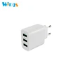 Wings 2018 Trending qualcomm Portable Travel phone 3 port Multi Usb Ports Adapter Quick 3.0 Fast Plug Eu/Us Wall Charger