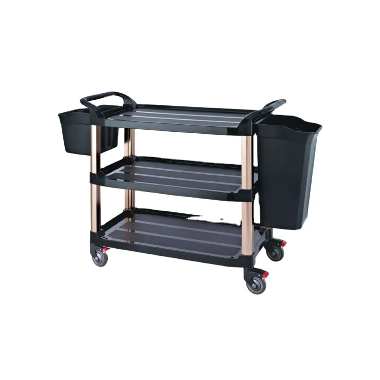 

Latest Design Hotel Restaurant Three Storey Trolley Serving Cart Housekeeping, Cusromize