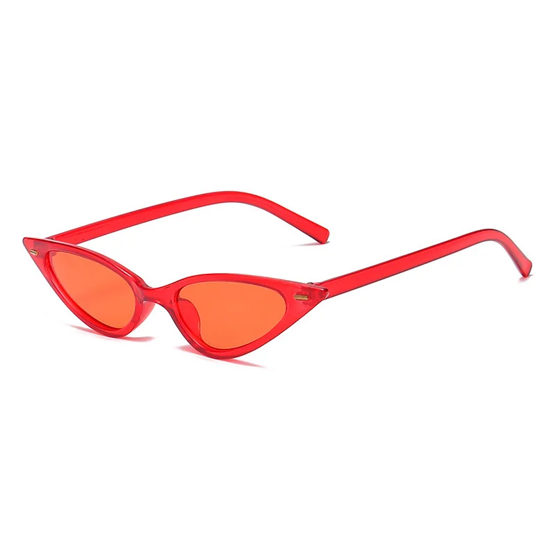

Hot Sale Vintage Unisex Triangle Rivet Eyewear 2021 Fashion Leopard eye Sunglasses Women Small Triangle Rivet Cat Eye Sunglasses, 8colors
