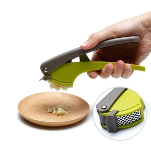 Image of New Design Professional Kitchen Vegetable Tools Stainless Steel Garlic Press