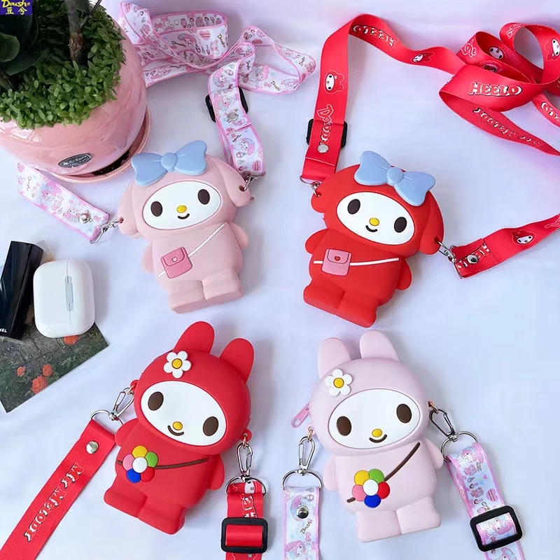 

2020 Silicone 3D Cute Cartoon Shoulder Storage Bag Kids Coin Card Cosmetics Purses Handbags