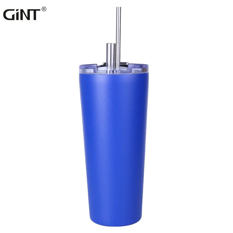 

Customer Color and Logo Portable Straw Type High Quality Double Wall Wine Tumbler