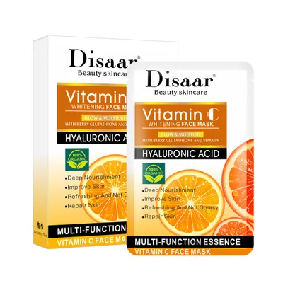 

Wholesale Vitamin C Repairing Fine Lines Fading Skin Moisturizing Facial Mask