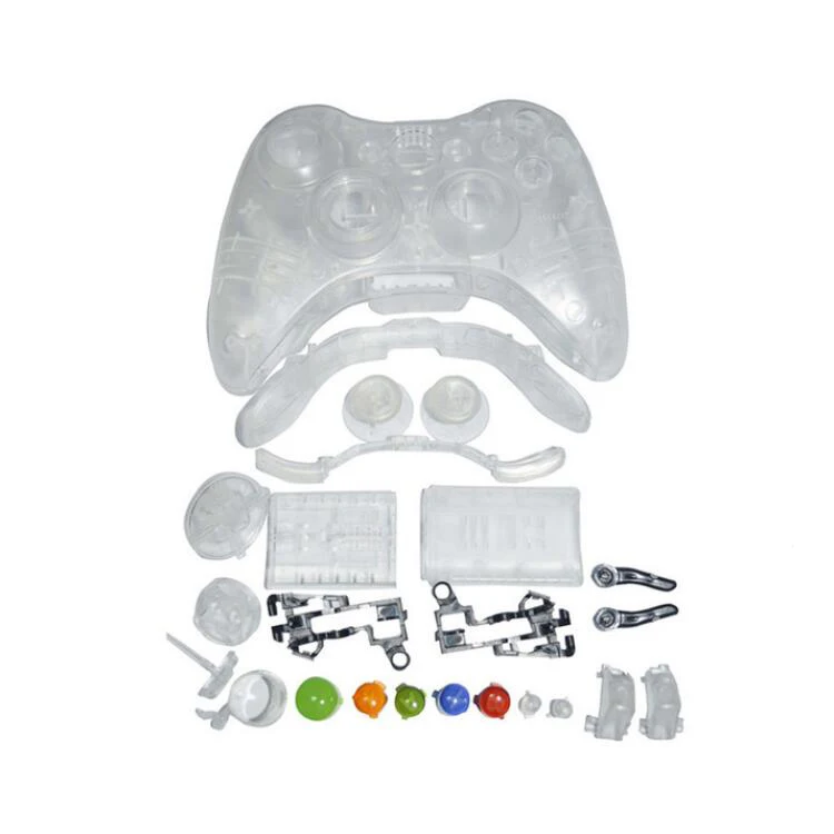 Clear Wireless Controller Shell Case For Xbox 360 Pad Controller