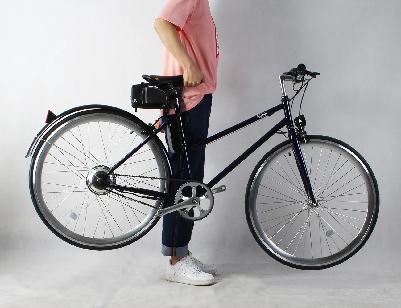 简单的城市设计 700c 固定齿轮自行车电动自行车复古/bicicleta 电力