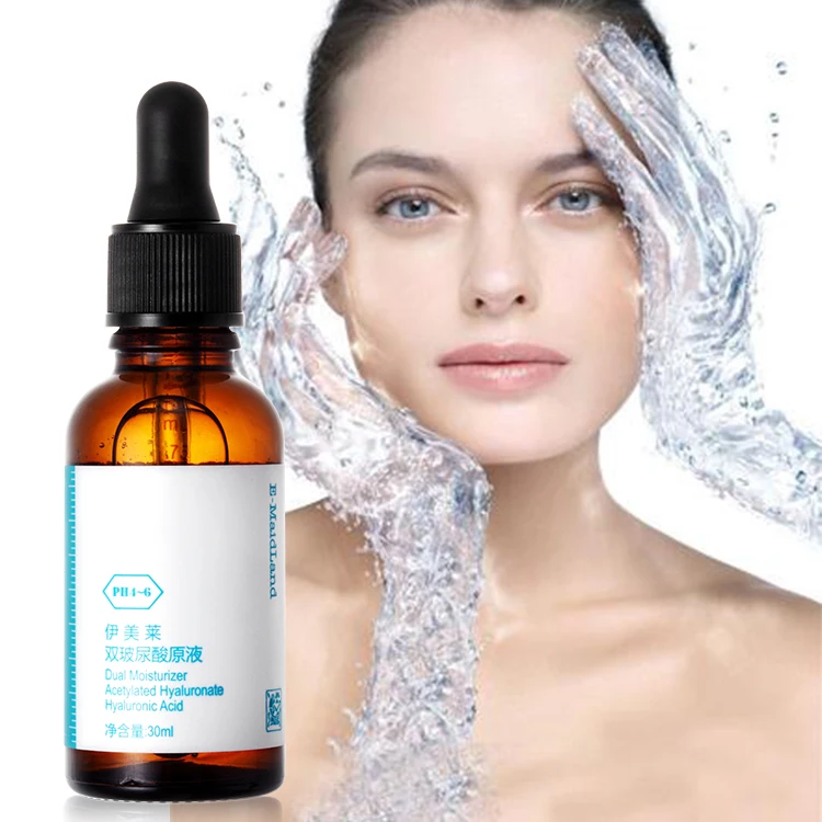 

Hot sale moisturizing nourishing water lock hylauronic acid face ampoule serum collagen private label logo moq