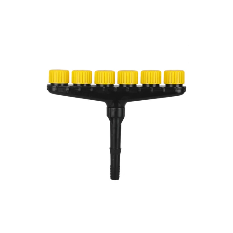 

Cross-border hot sale multi-head porous head for vegetables garden watering hose water sprayer nozzle