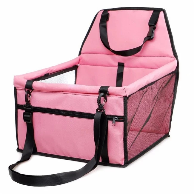 

Pet traveling car seat cover carrier safety pet carrier dog cat car travel bag with seat belt, Picture