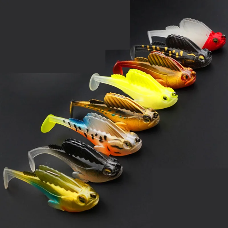 

Wholesale 7g14g 20g jumping fish new style mudskipper soft bait, 6 colors