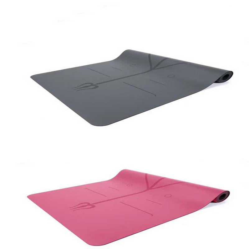 

Single Color 183 61 CM 6 MM OEM Sport Kids TPE Unisex Yoga Mat with Position Line Random, Have 8 colors