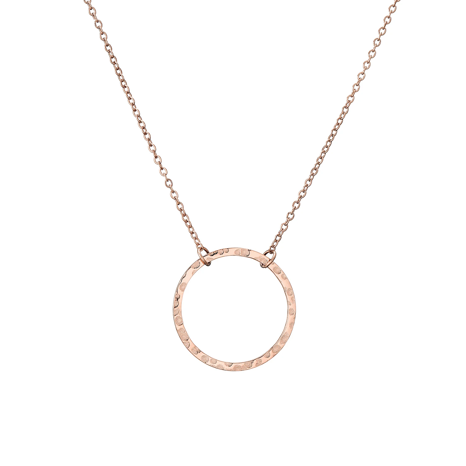 

Fashion Stainless Steel Circle Pendant Necklace Classic Fancy Women Necklace Chain Ring Choker Moon Custom Jewelry 2021, Silver/gold/rosegold