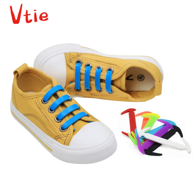 

Shoes Accessories Elastic Silicone Shoelaces Elastic Shoelace Creative Lazy Silicone Laces No Tie ShoeLaces Wholesale