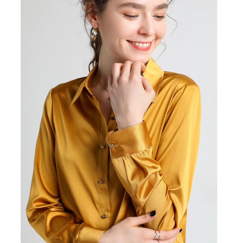 blusas de seda modernas