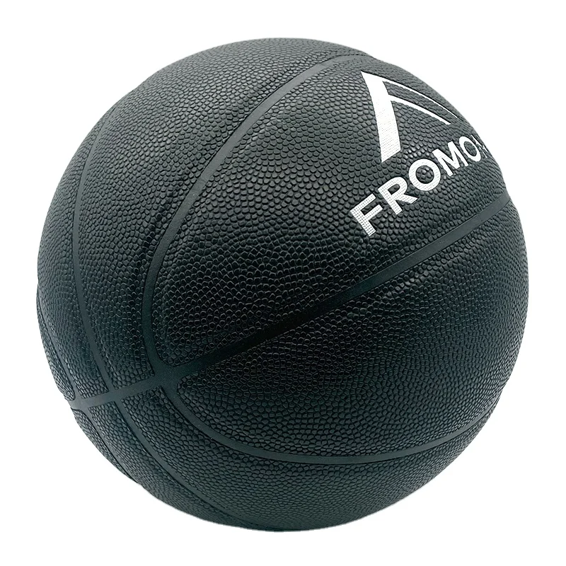 

Basketball Black Composite Leather Outdoor Basketball 29.5 For Game