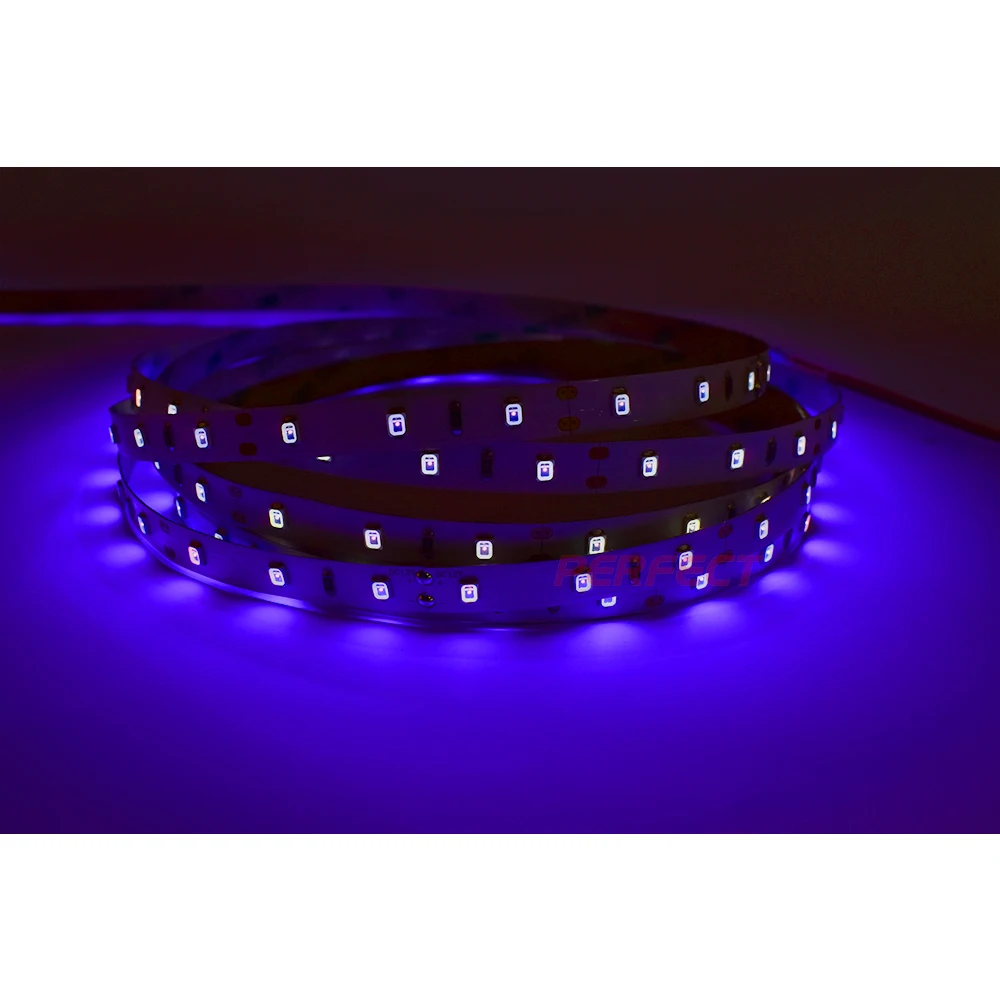 

Purple 365nm 400nm 415nm True UV UVC UVA SMD 2835 LED Strip Tape Light